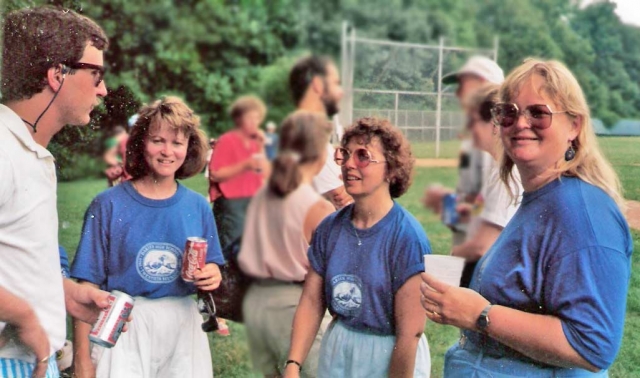 Susan Geiger and hubby, Carol Ann Augustus and Barb Thorne