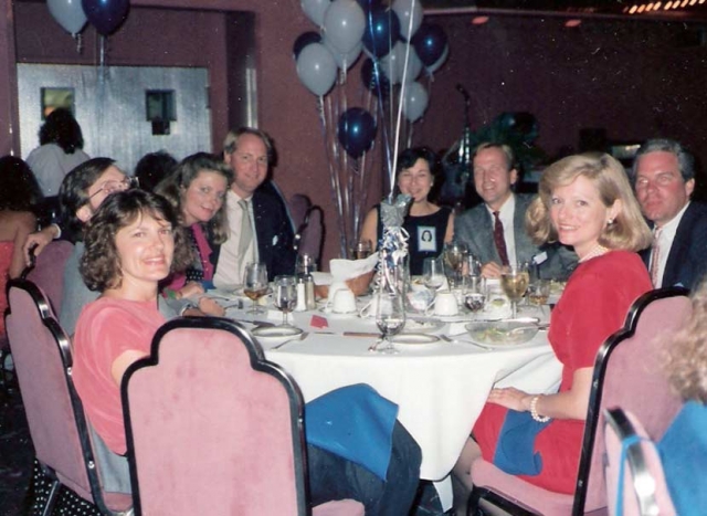 from left: Ann Back, Joan Dobson and husband, Sue Venarde and husband, Mike Flock and wife