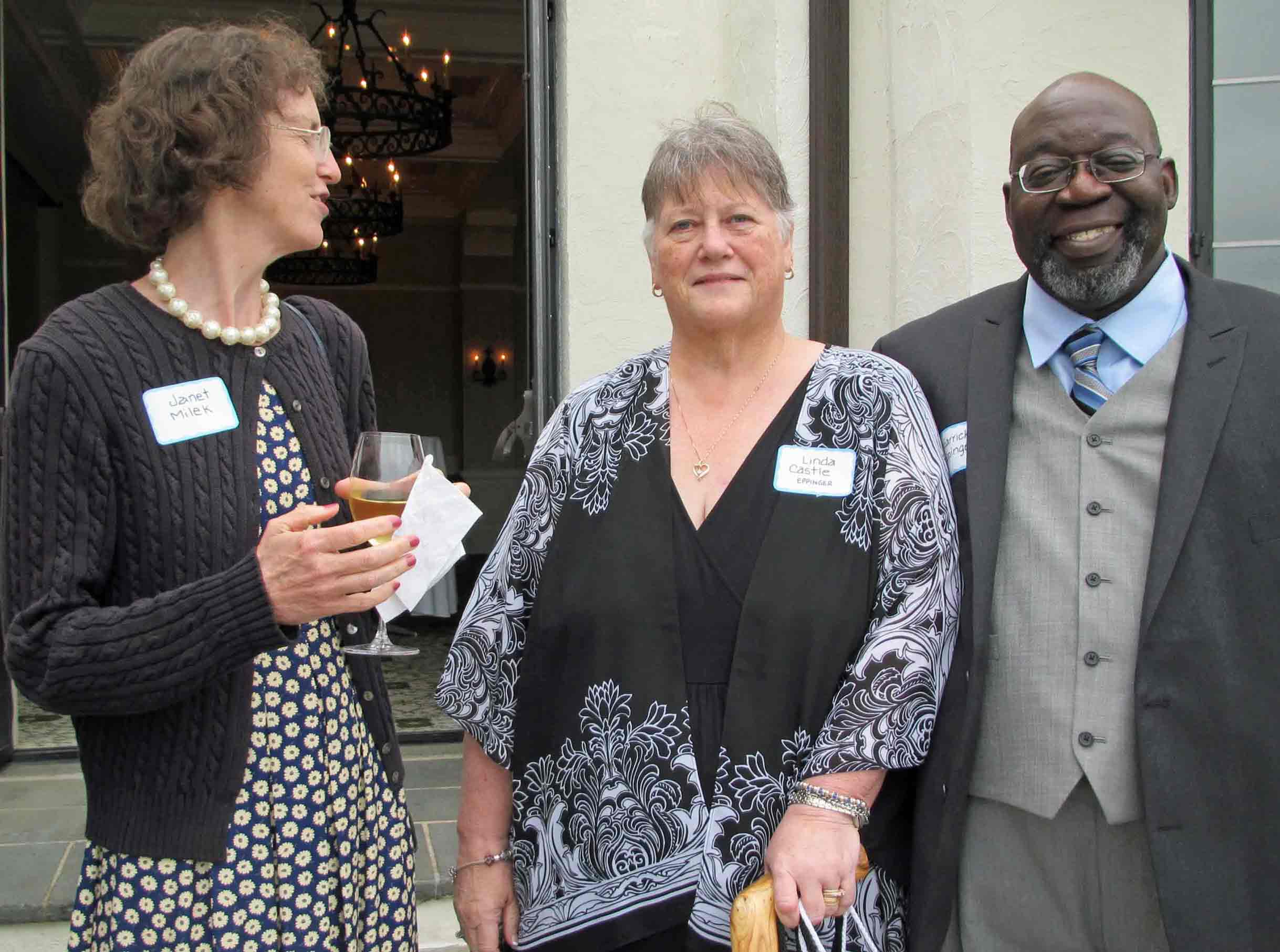 Janet Milek, Linda Castle and husband Garrick Eppinger