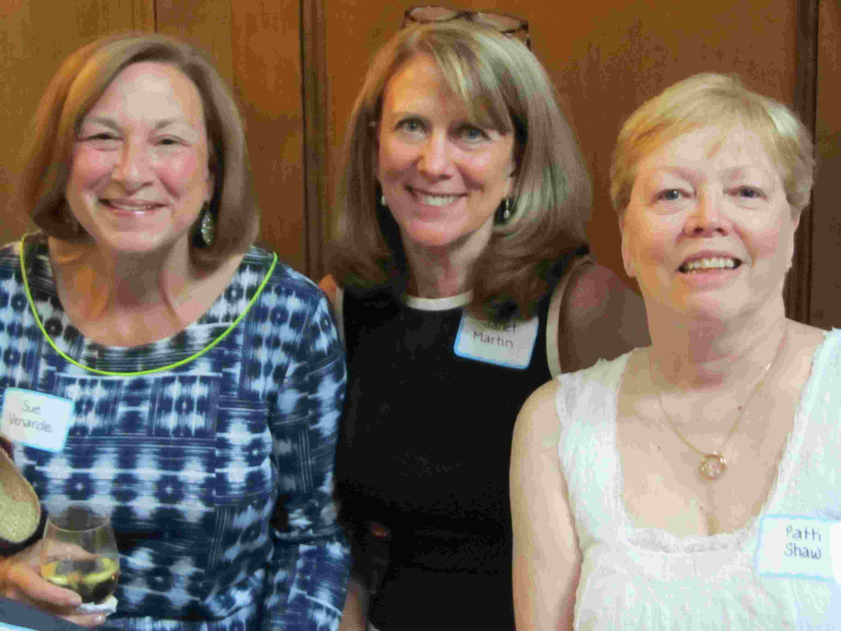 Sue Venarde, Janet Martin, and Patti Shaw 