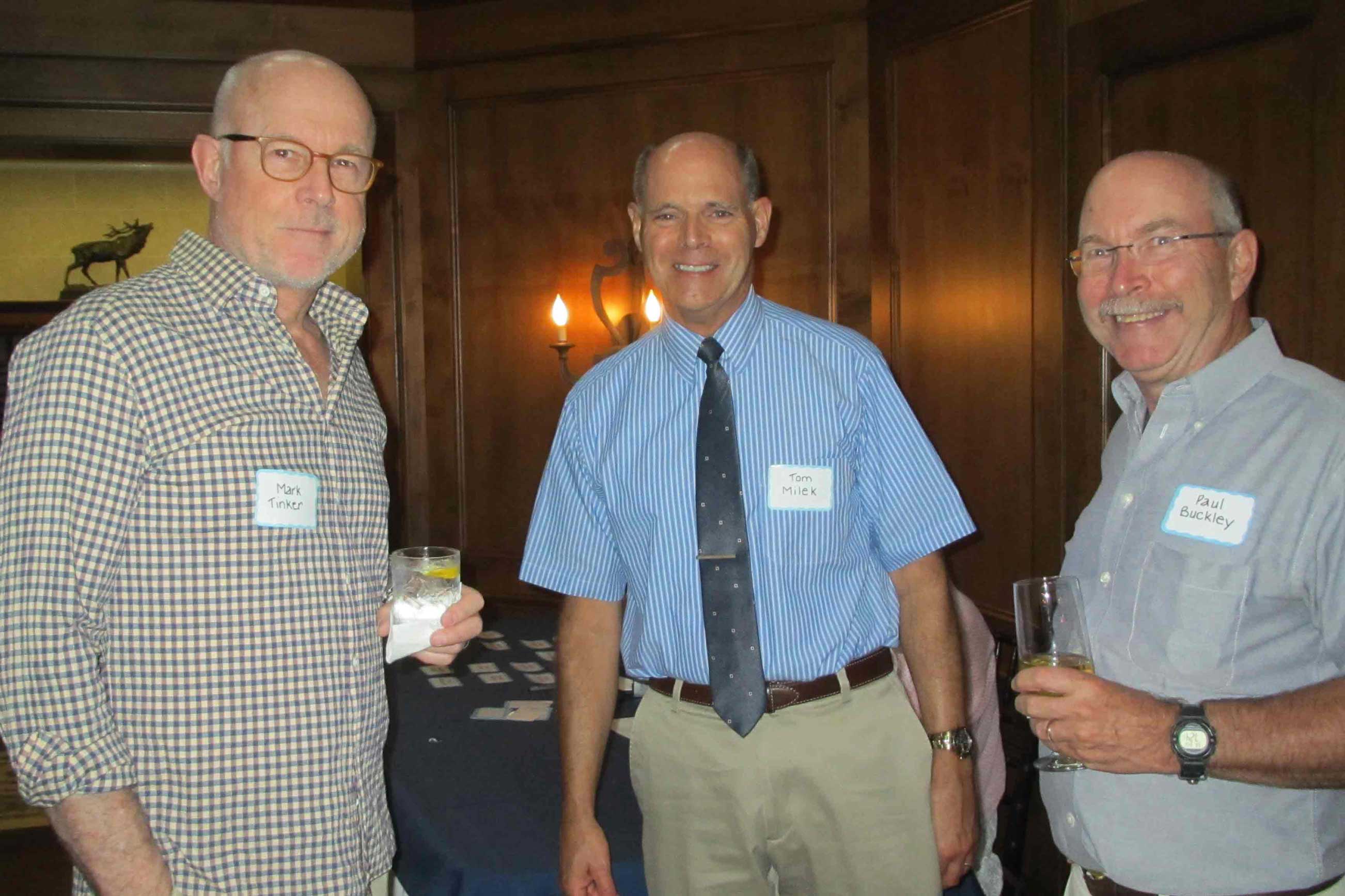 Mark Tinker, Tom Milek, and Paul Buckley