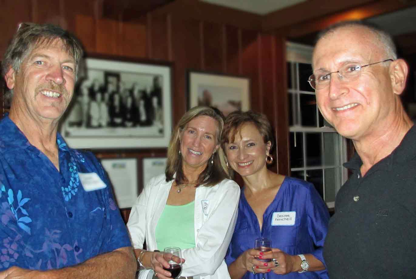 Dave and Sharon Jefferson, Desiree Fenichell, and Chris Bischof